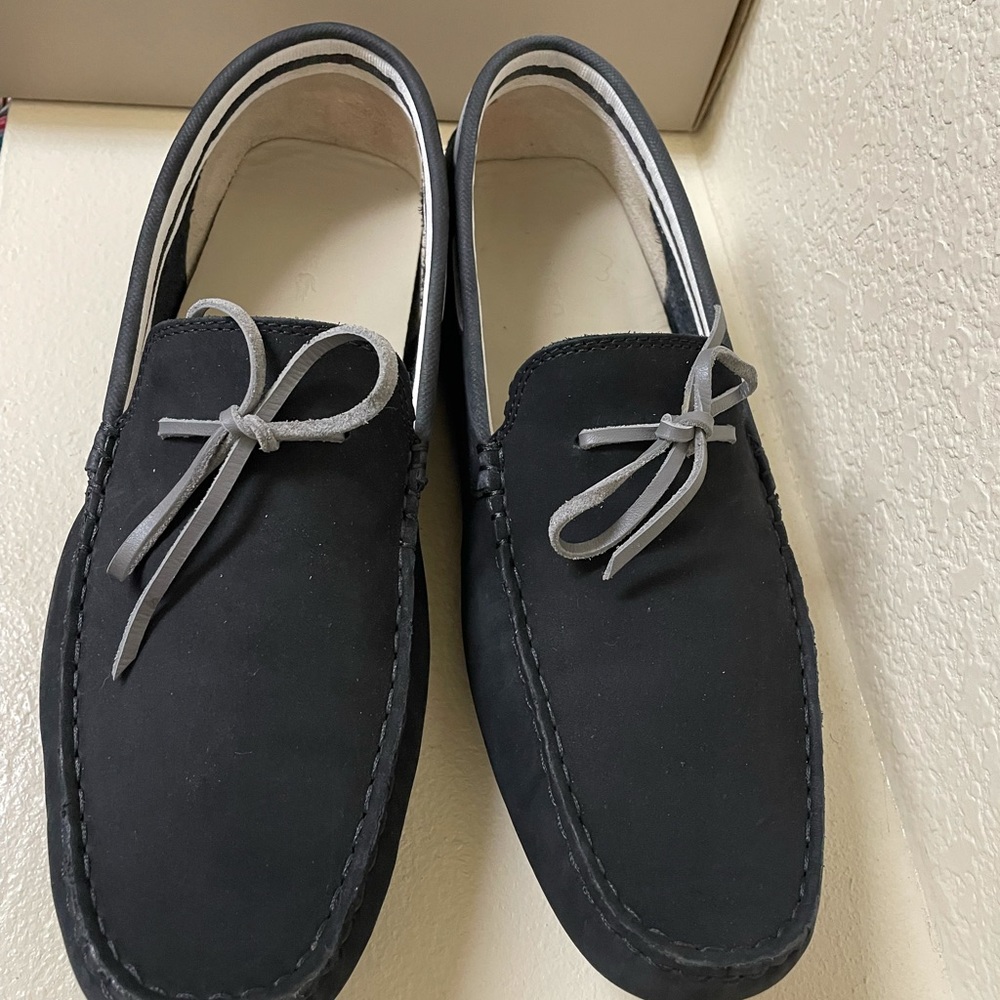 Lacoste black loafers